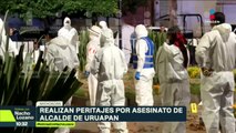 Peritos de las FGR y la de Michoacán, reconstruyeron el asesinato de Carlos Manzo