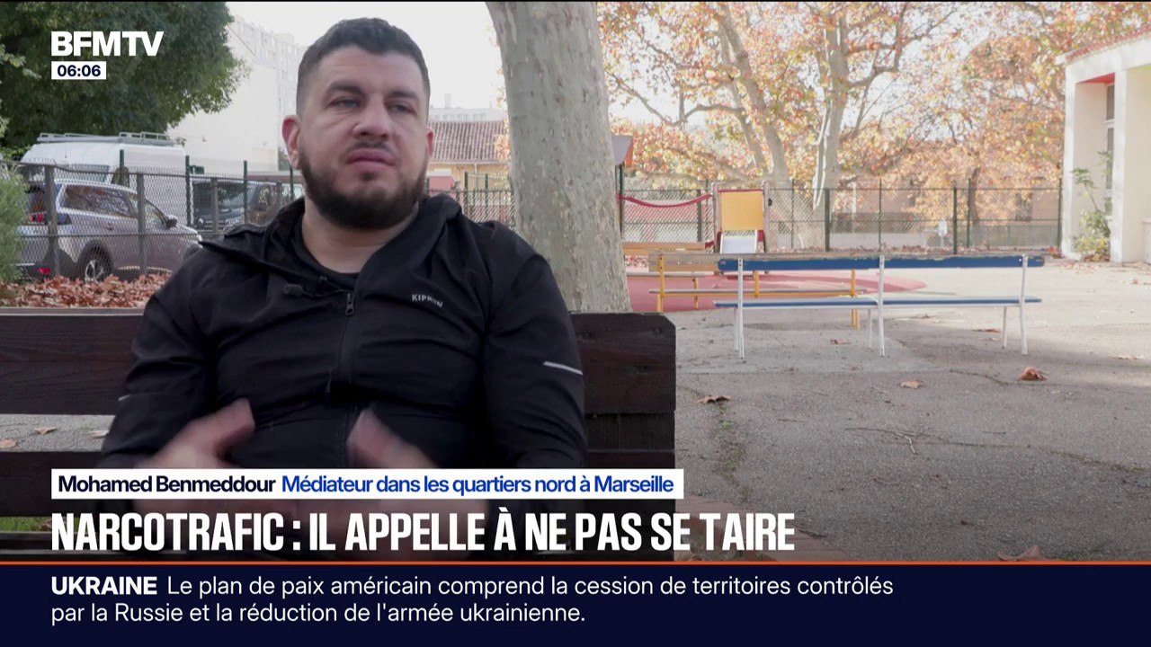 "Il faut que les jeunes quittent ce chemin-là", sensibilise Mohammed Benmeddour, médiateur dans les quartiers nord de Marseille
