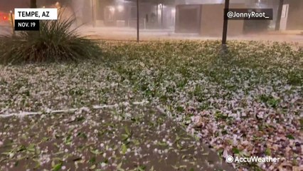 Wednesday storms hammer the Southwest with intense hail