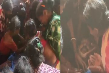 गृहग्राम पंहुचा हिडमा और उसकी पत्नि का शव