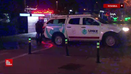 Zehirlenme yaşanan tanker gemisi, günün ilk ışıklarıyla görüntülendi