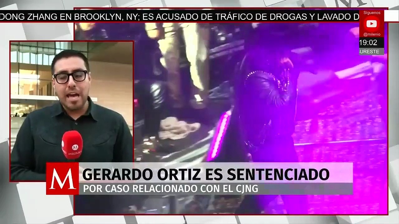 Gerardo Ortiz sentenciado en EU por nexos con 'CJNG' | Rodrigo Rico, 19 de noviembre de 2025