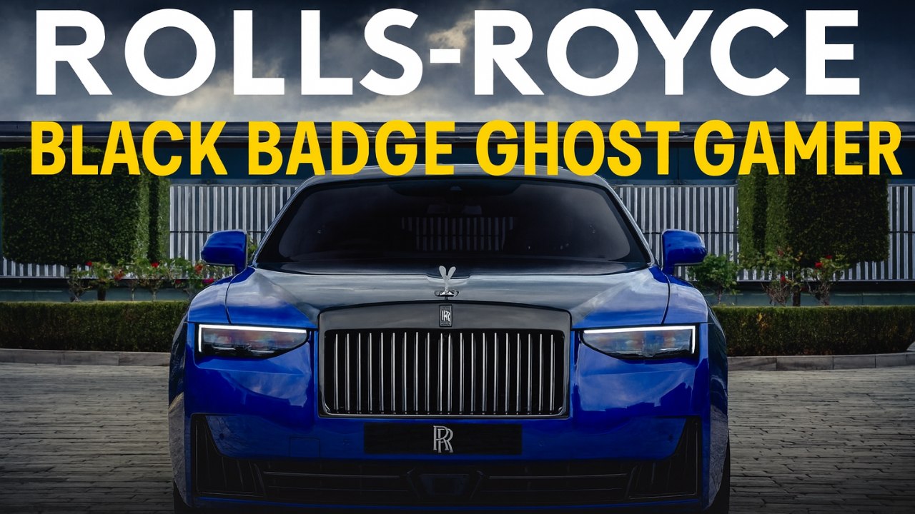 Rolls-Royce Black Badge Ghost Gamer (2026) – Luxus trifft 8-Bit-Nostalgie
