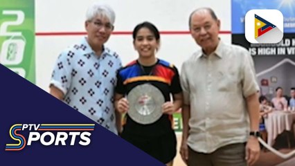 Aribado, pangungunahan ang kayod sa Pilipinas Squash Team sa 33rd SEA Games