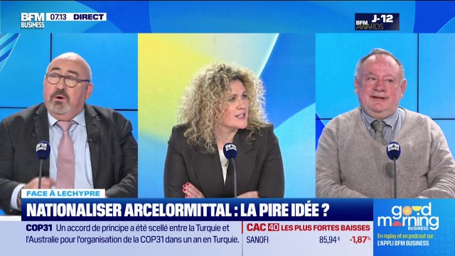 Emmanuel Lechypre face à Jean-Marc Daniel : Nationaliser ArcelorMittal, la pire idée ? - 20/11