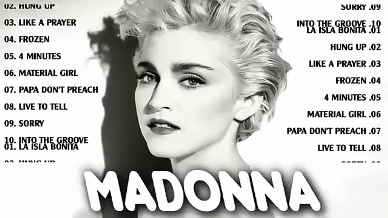 Madonna Greatest Hits Full Album 2025  The Best Of Madonna All Time La Isla Bonita 2025