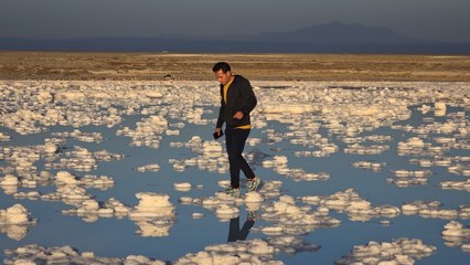 Fotoğraf tutkunları için biçilmiş kaftan: Tuz Gölü'nde kütleler oluştu