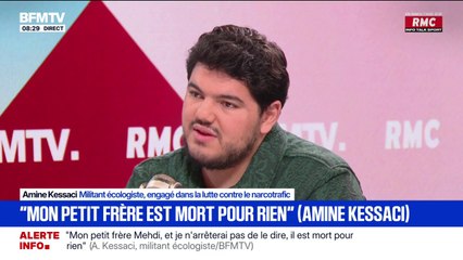 "Ma mère est anéantie, elle enterre un deuxième fils, elle est brisée", confie Amine Kessaci