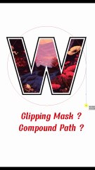 Clipping Mask+Compound Path