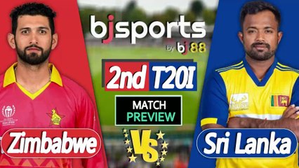 Sri Lanka vs Zimbabwe 2025 | SL vs ZIM 2nd T20I Match Preview |
