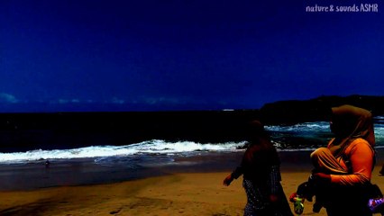 Listen This Before Bed | Ocean Waves Sounds Sleep Night Beach ASMR for Deep Relaxation