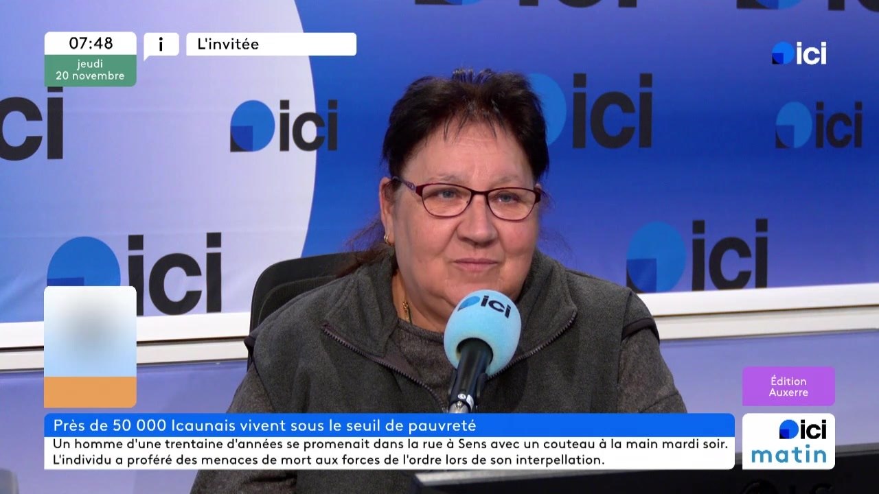 Maria, bénévole au Secours catholique dans l'Yonne