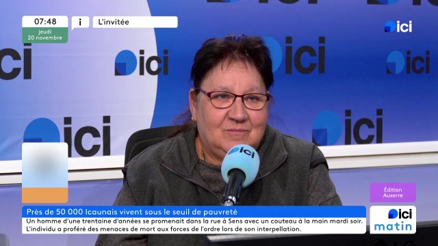 Maria, bénévole au Secours catholique dans l'Yonne