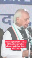 Nitish Kumar Takes Oath