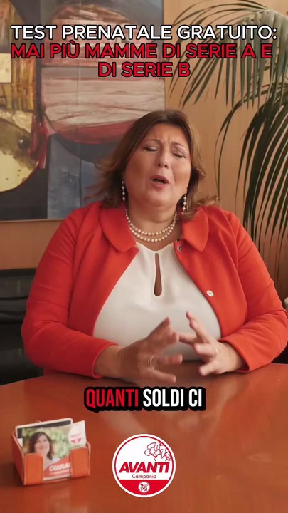 Ciarambino - Il mio impegno per il test prenatale gratuito (20.11.25)