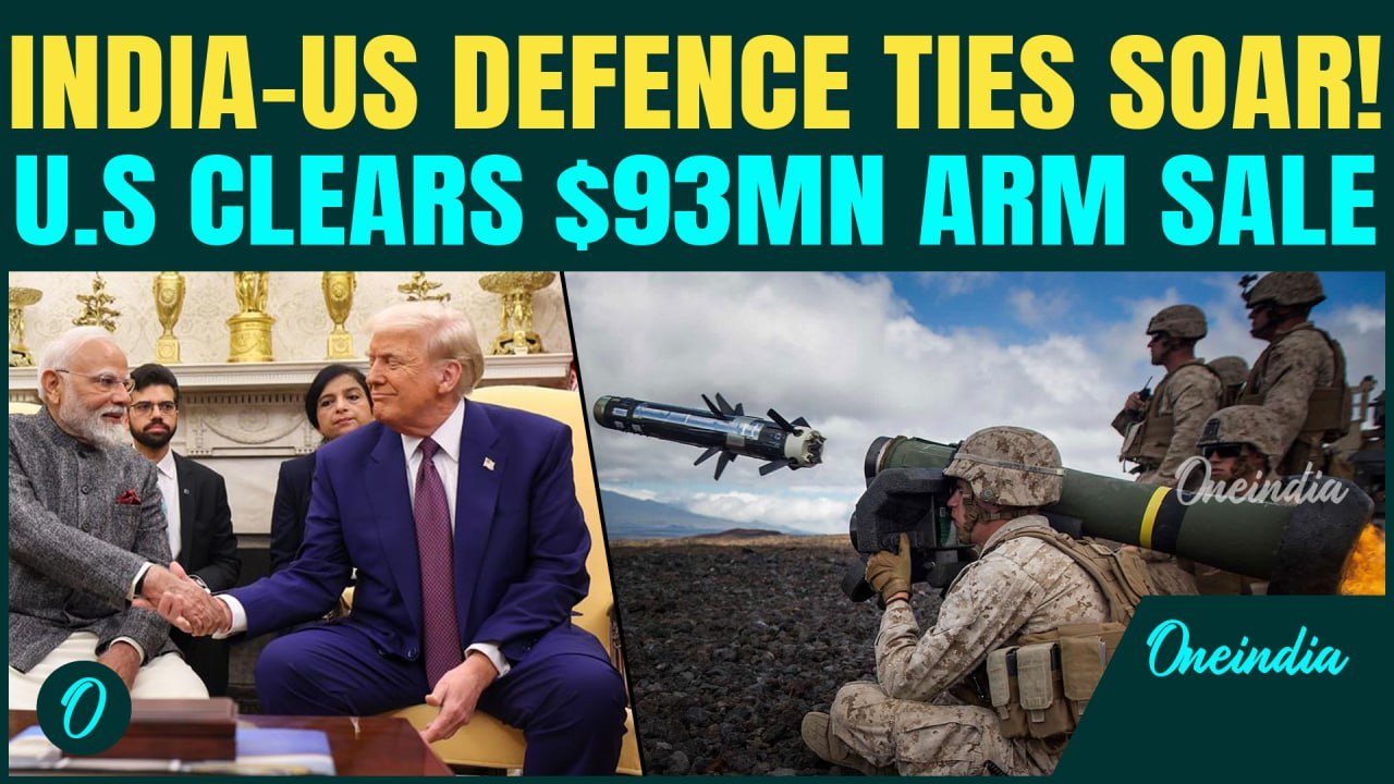 BIG Boost to India–U.S. defence ties! Trump clears LETHAL Javelin missiles in $93M sale to New Delhi