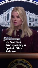 US AG vows ‘Maximum Transparency’ In Epstein Files Release
