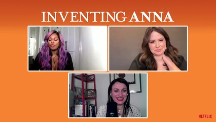 Inventing Anna- Laverne Cox & Katie Lowes - -I Live For A VIP Fantasy-