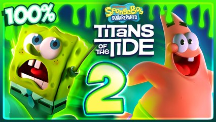 Spongebob Titans of the Tide 100% Walkthrough Part 2 (PS5) Neptune's Palace
