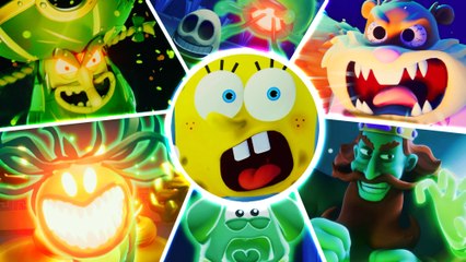 SpongeBob Titans of the Tide All Bosses & Mini Bosses (PS5)