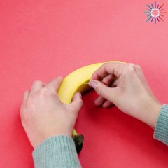 You can easily make this banana art at home!