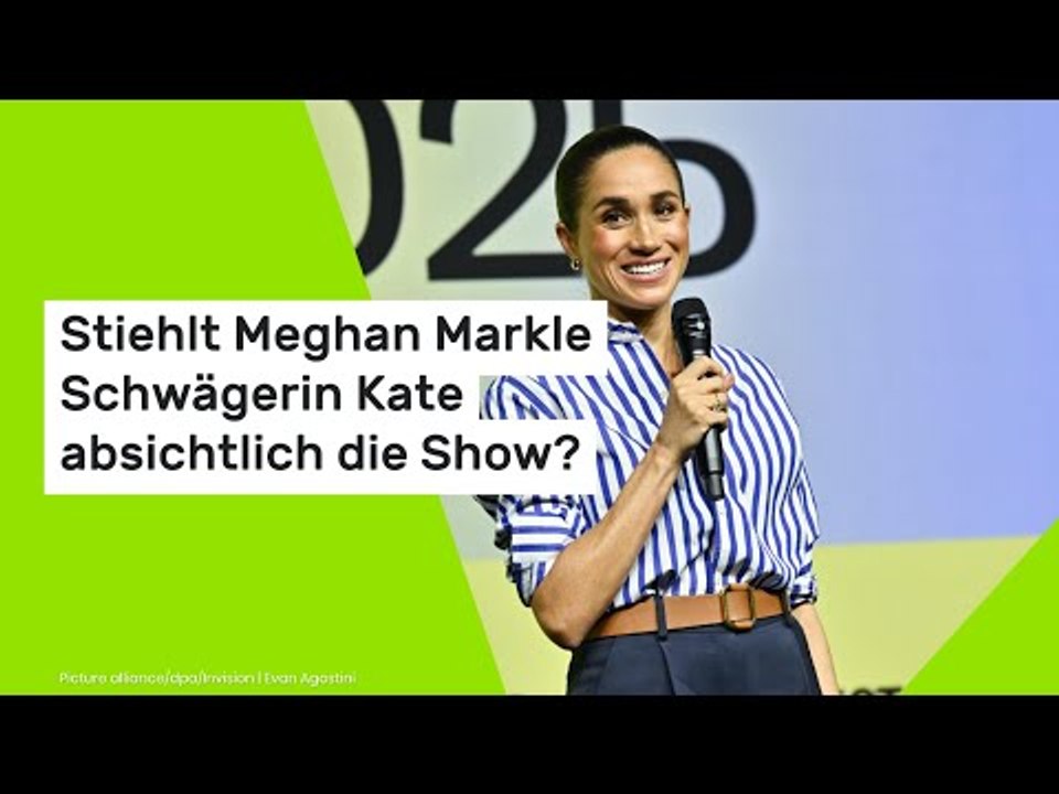 Stiehlt Meghan Markle Schwägerin Kate absichtlich die Show?
