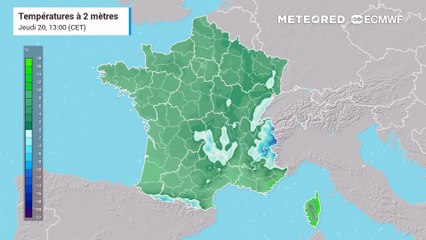 Températures en France