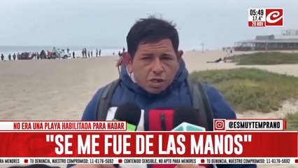 Desesperada búsqueda del adolescente argentino arrastrado por el mar en Chile