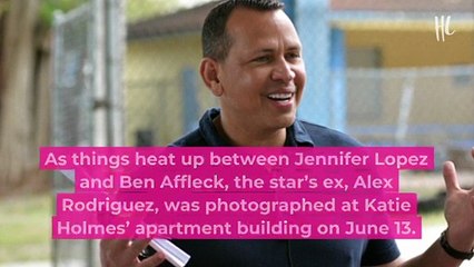 A-Rod Leaves Katie Holmes’ Apartment