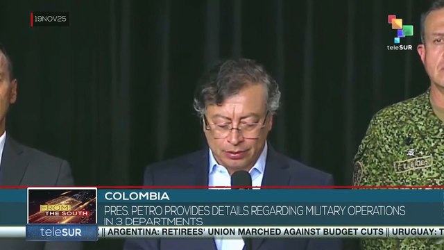 Colombia: President Petro provides details regarding military operations in 3 departments