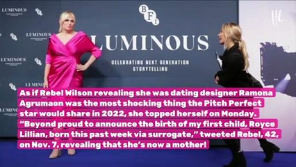 Rebel Wilson Welcomes 1st Child In Surprise Announcement