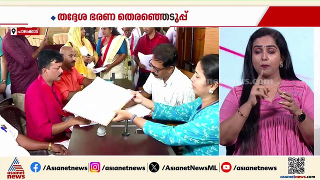 മണ്ണാർക്കാട് നഗരസഭയില്‍ പി.കെ ശശി അനുകൂലികൾ നാമനിര്‍ദേശ പത്രിക സമര്‍പ്പിച്ചു