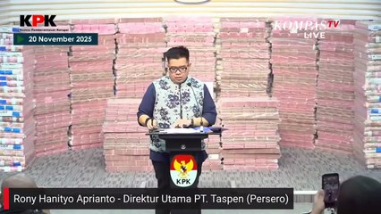 KPK Pamer Tumpukan Uang Rp883 M Hasil Rampasan Kasus Investasi Fiktif PT Taspen