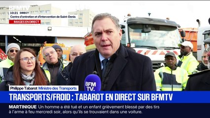Neige-verglas: "On aura un week-end assez compliqué", déclare Philippe Tabarot, ministre des Transports