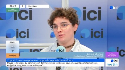 Emma Étienne, fondatrice de l'association Speak! à Dijon, qui défend la parole des enfants victimes de violences