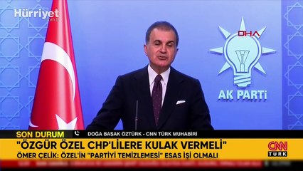 AK Parti Sözcüsü Ömer Çelik'ten Özgür Özel'e tepki