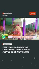 las noticias más importantes de este jueves 20 de noviembre