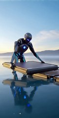 ⭐ “AI Robot Builds a Floating House on Water 🌊🤖 | Futuristic Construction”