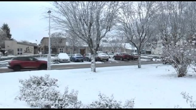 I primi fiocchi di neve sul polmone di Francia , l'Alvernia