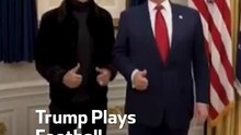 Trump Plays Football With Ronaldo