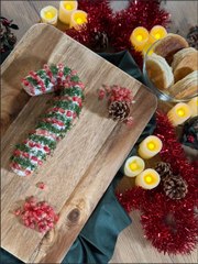 Sucre d’orge au fromage frais et saumon