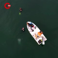 Depremin habercisi olabilir mi? Sapanca Gölü'nde tedirgin eden görüntü!