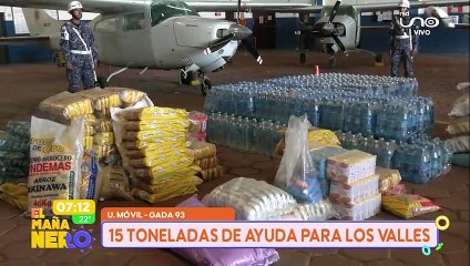 ENVIAN AYUDA A LA COMUNIDAD DFE ACHIRA TRAS LAS RIADAS