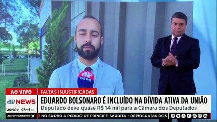 Eduardo Bolsonaro é incluído na dívida ativa da União