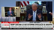 Caso Epstein: Trump sanciona lei que determina divulgação de arquivos