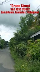 Green Street is San Jose Street in San Antonio, Zambales in the Philippines
