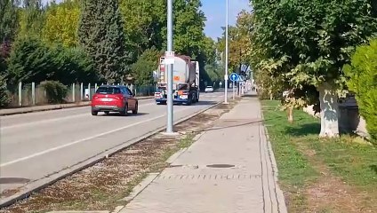 Malestar en Miranda por el tráfico de vehículos pesados en la BU-740