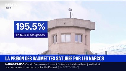 Une nouvelle aile de la prison des Baumettes, saturée de détenus, vient d'ouvrir pour tenter de désengorger l'établissement