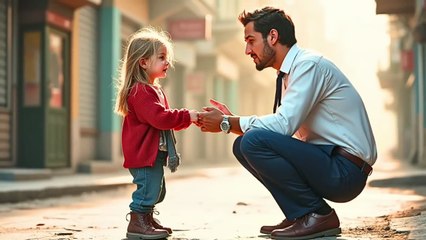 Millionaire Ignores Hungry Girl — But Freezes When She Asks: “Are You My Father?”