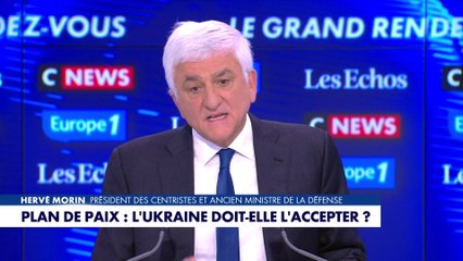 Ukraine : «Le plan de paix est inacceptable pour les Européens», dénonce Hervé Morin